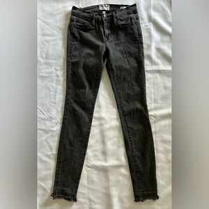 Frame Denim Women's Charcoal Skinny Jeans